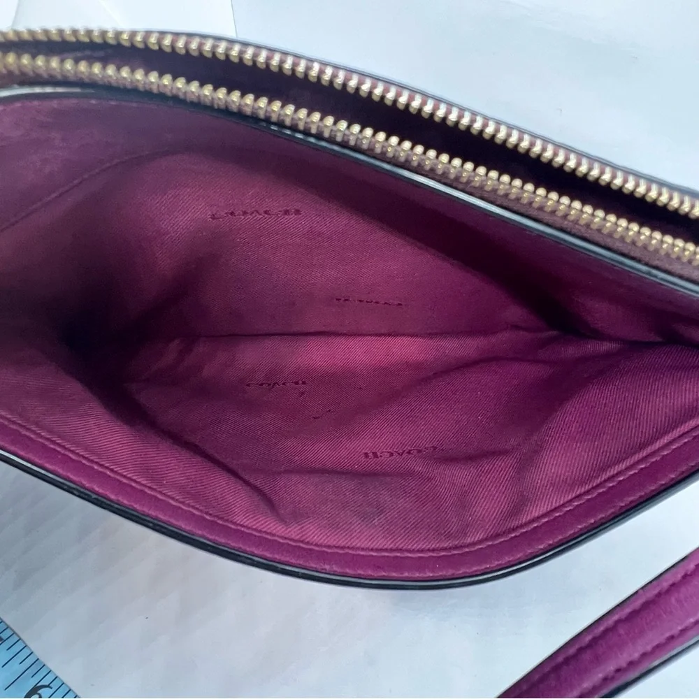 COACH Journal Crossbody In Colorblock Exotic Embossed Leather EUC - Picture 16 of 16